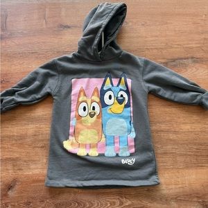 Zara Girls Bluey Sweatshirt Dress 3-4 years